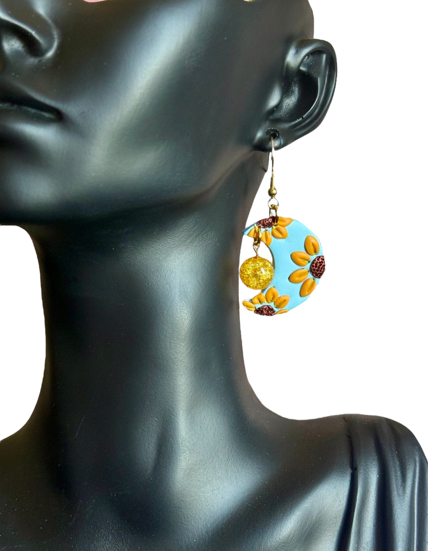 Sunflower Moonlight Earrings