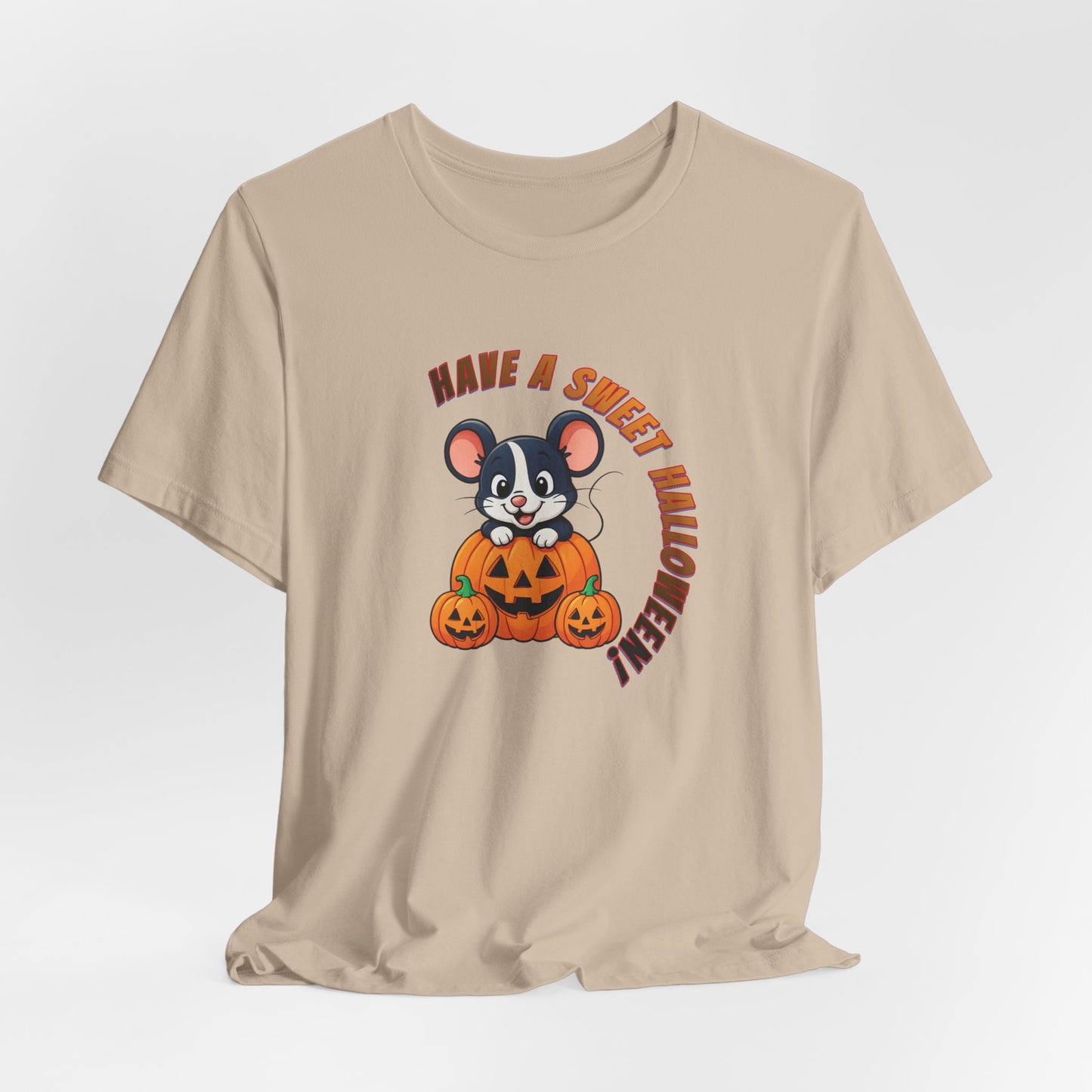 Halloween Tee - Mouse in a Jack-O'-Lantern