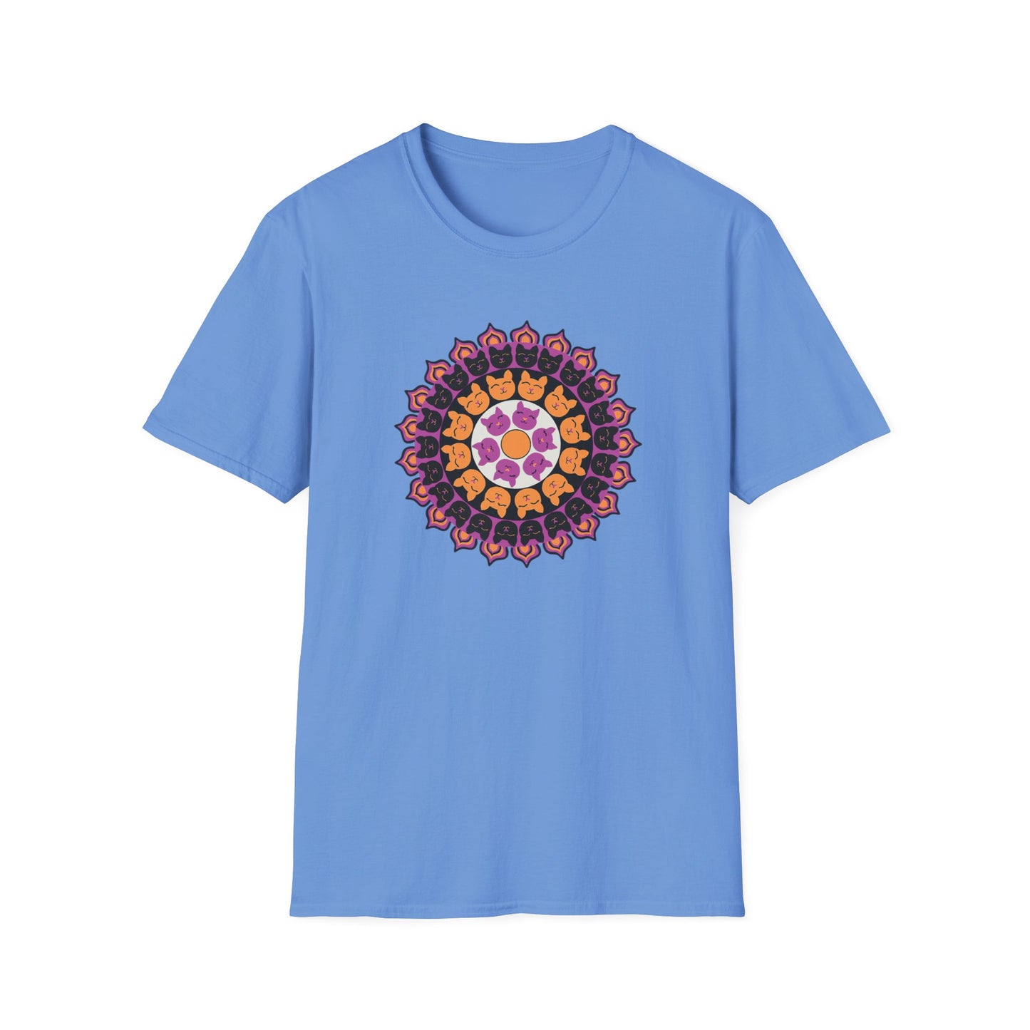 Cat Mandala Soft-style T-shirt