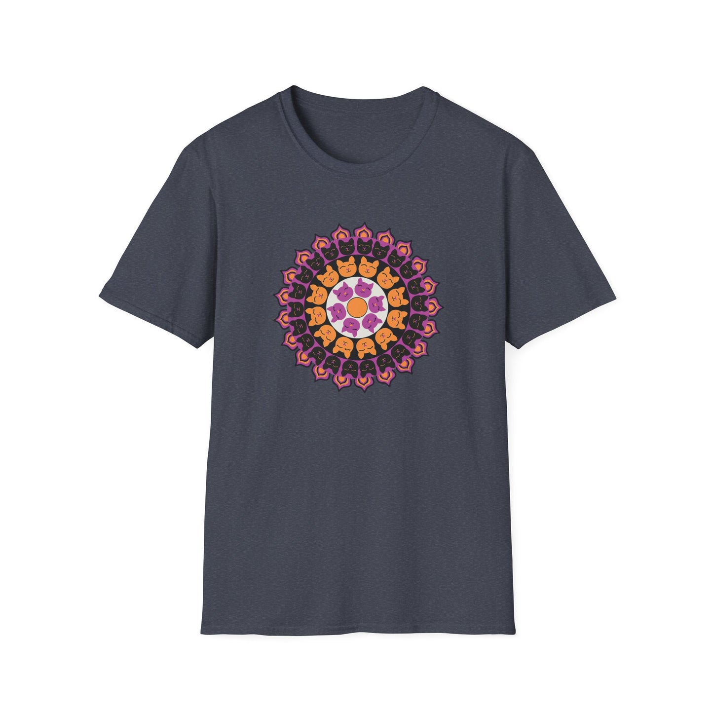 Cat Mandala Soft-style T-shirt