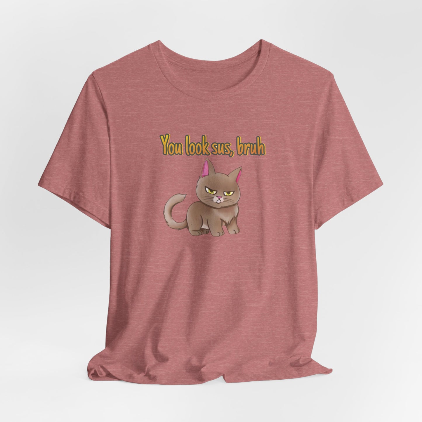 Cat Suspicion Unisex Jersey Short Sleeve Tee