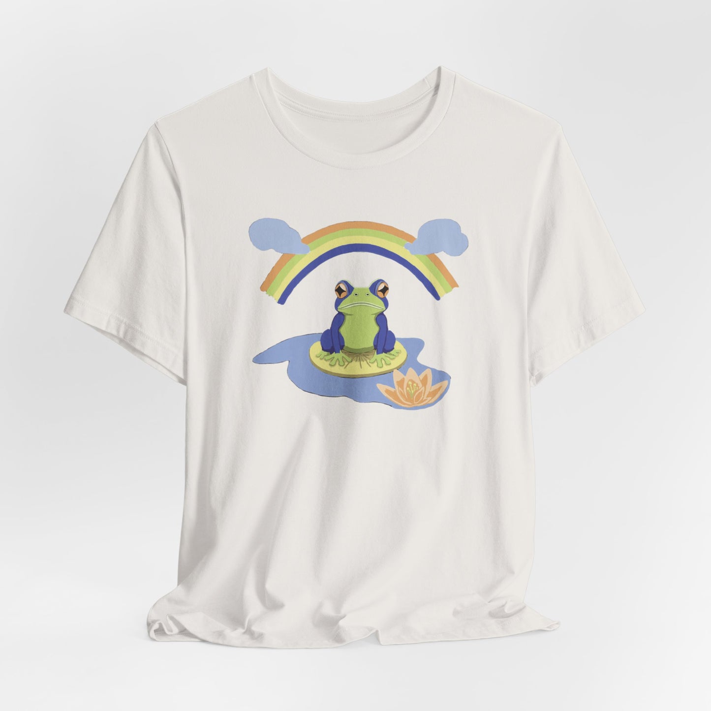 Rainbow Frog Unisex Jersey Short Sleeve Tee