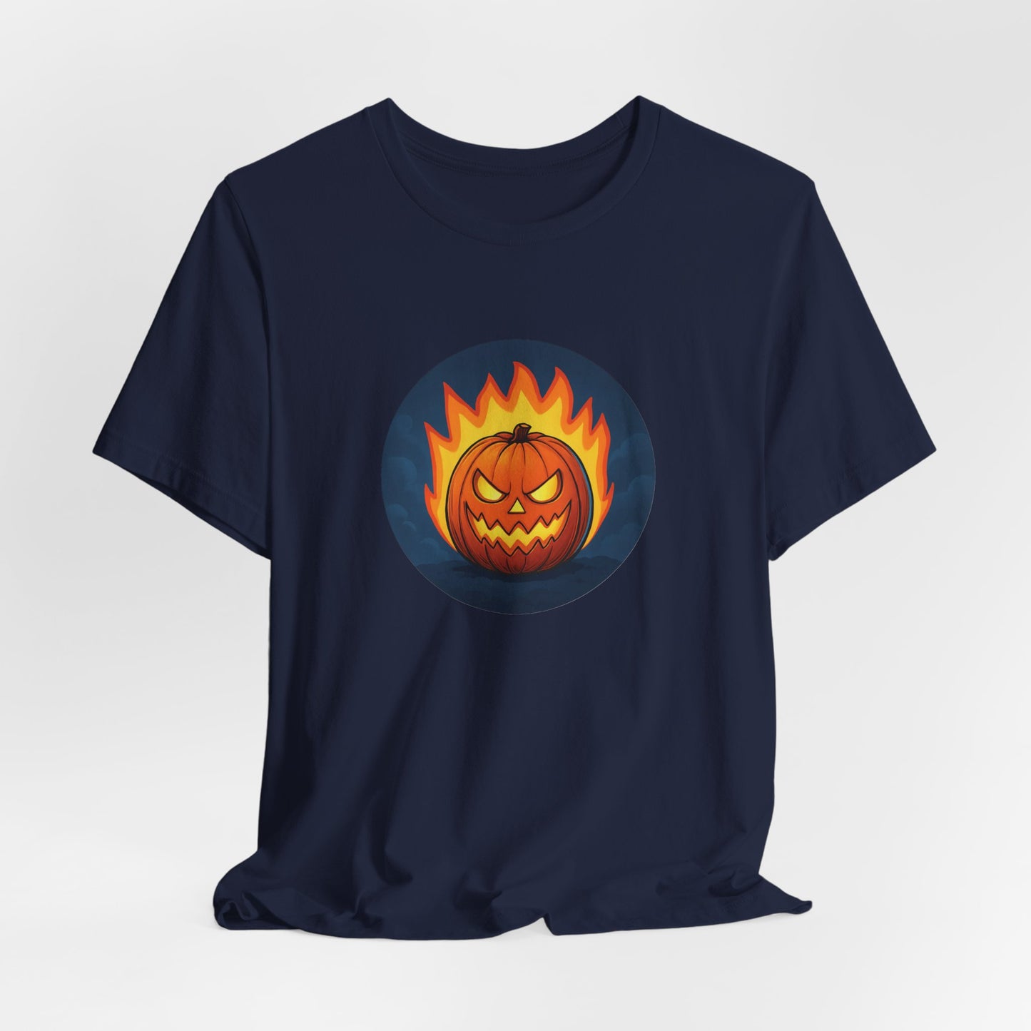 2025 Jack-o-Lantern on Fire Halloween Shirt