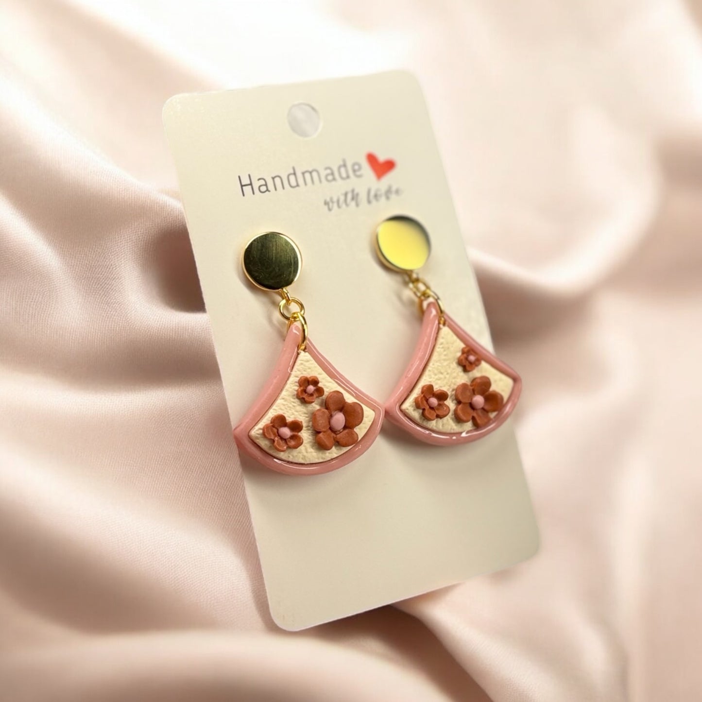 Dusty Mocha Bloom Earrings