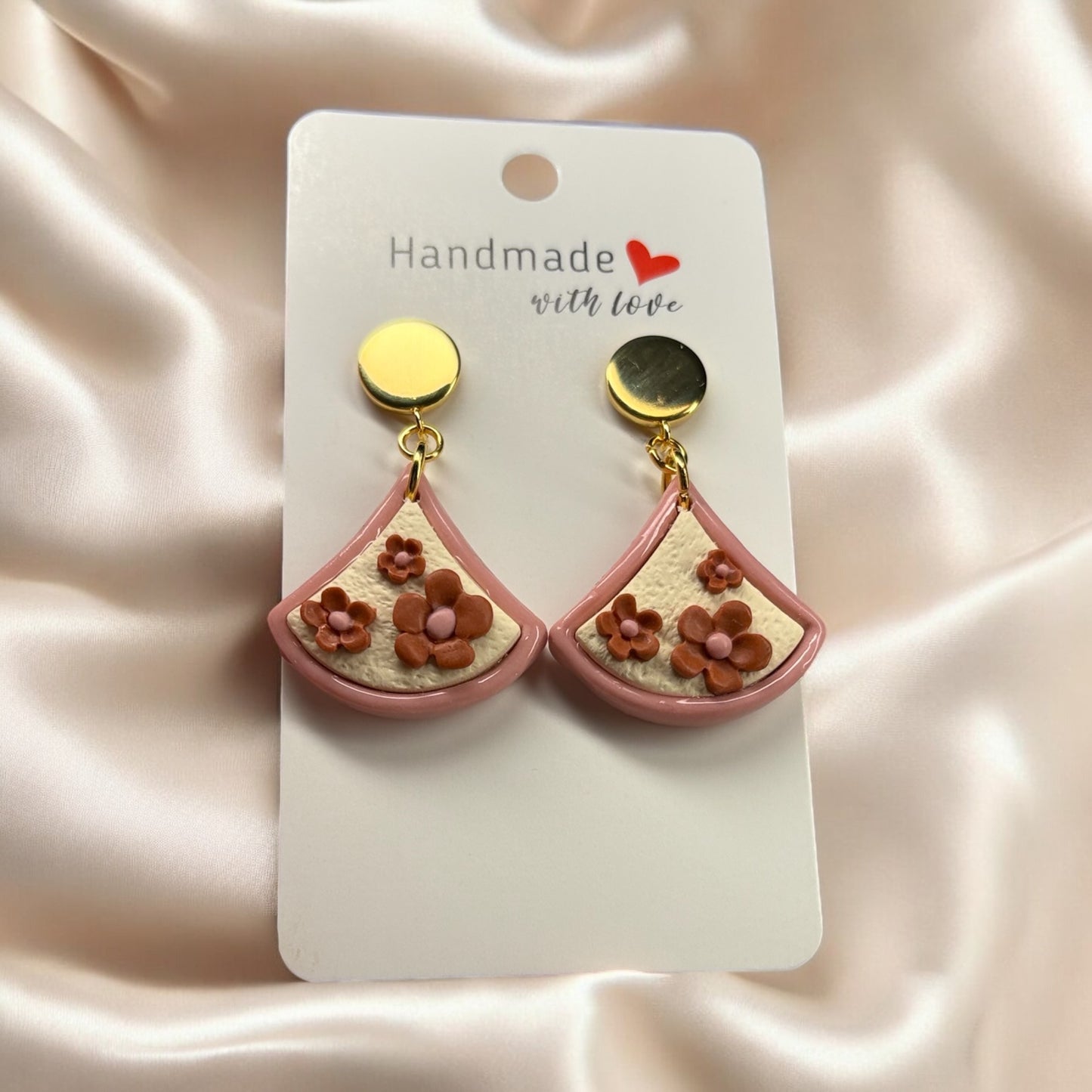 Dusty Mocha Bloom Earrings