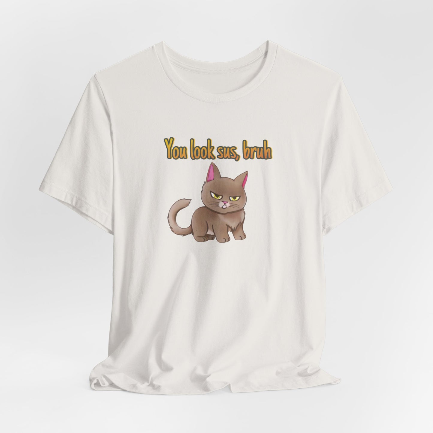 Cat Suspicion Unisex Jersey Short Sleeve Tee