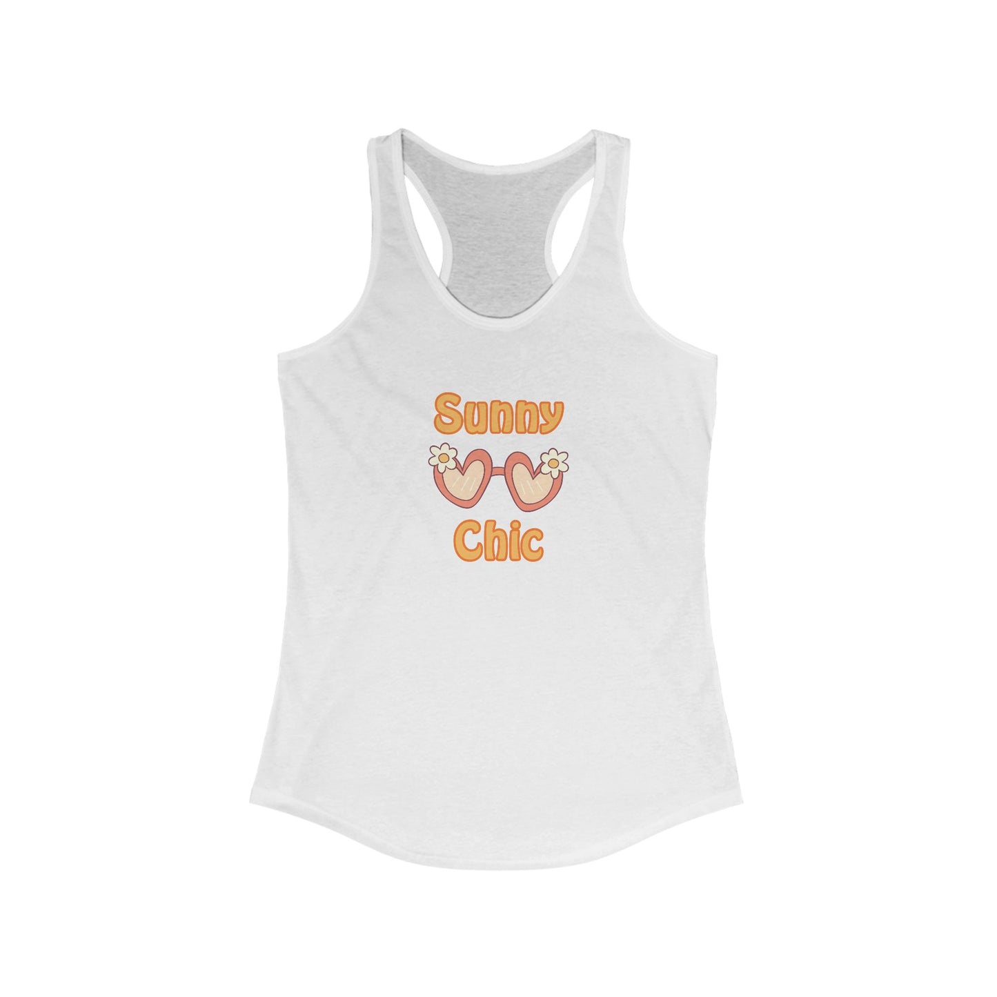Sunny Chic Racerback Tank Top for Women - Perfect Summer Wear