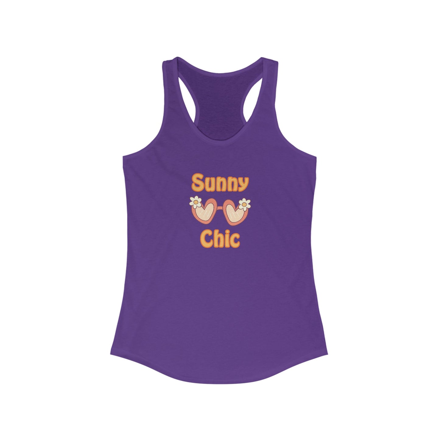 Sunny Chic Racerback Tank Top for Women - Perfect Summer Wear