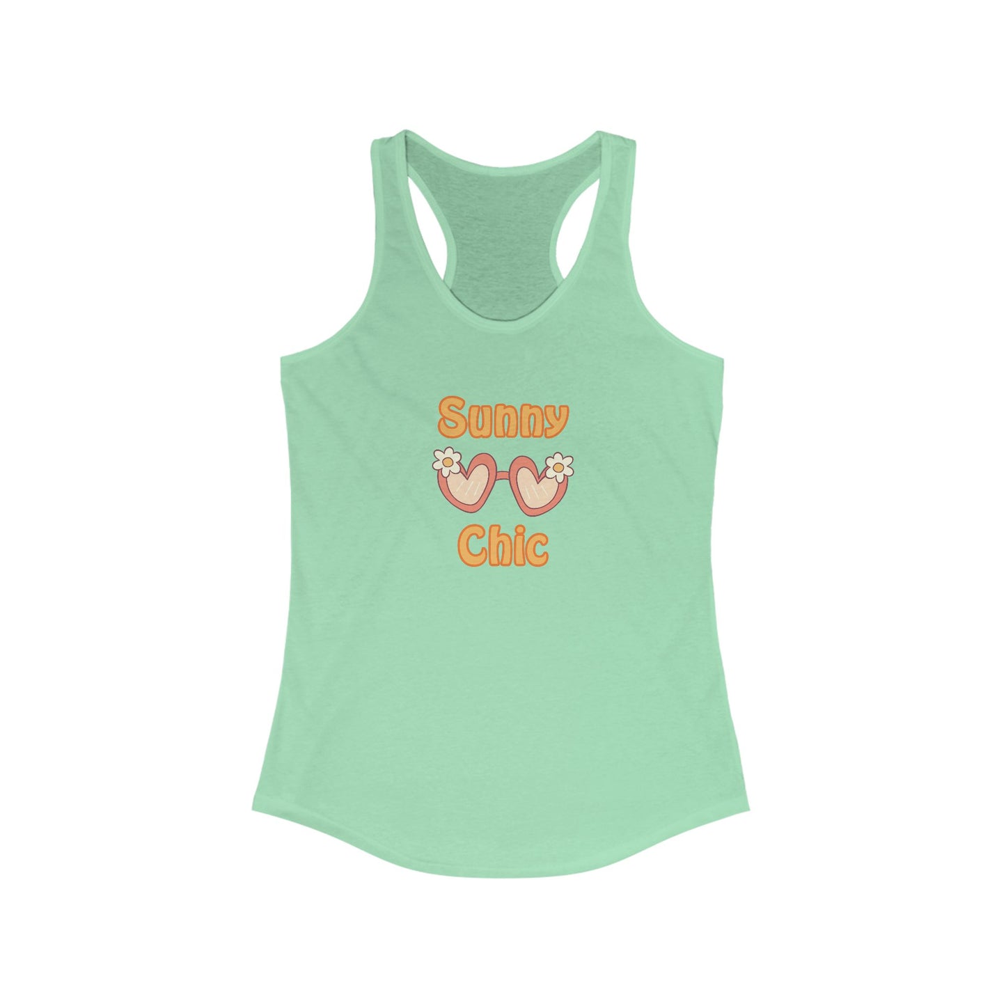 Sunny Chic Racerback Tank Top for Women - Perfect Summer Wear