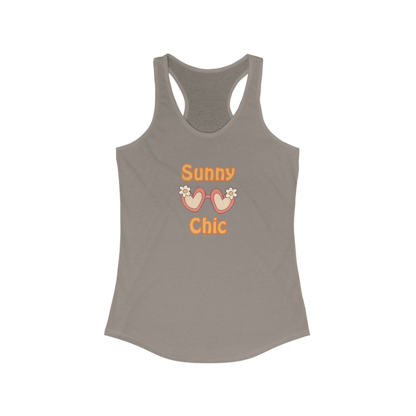Sunny Chic Racerback Tank Top for Women - Perfect Summer Wear