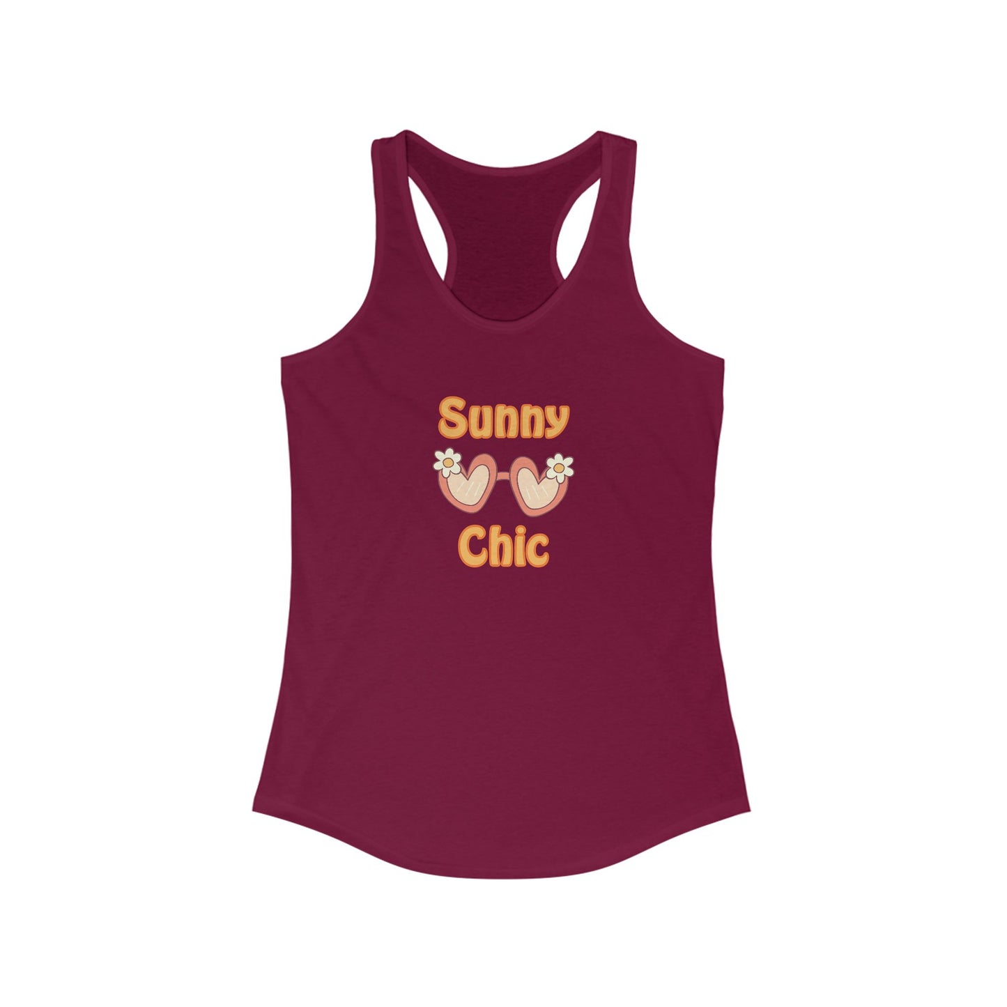 Sunny Chic Racerback Tank Top for Women - Perfect Summer Wear