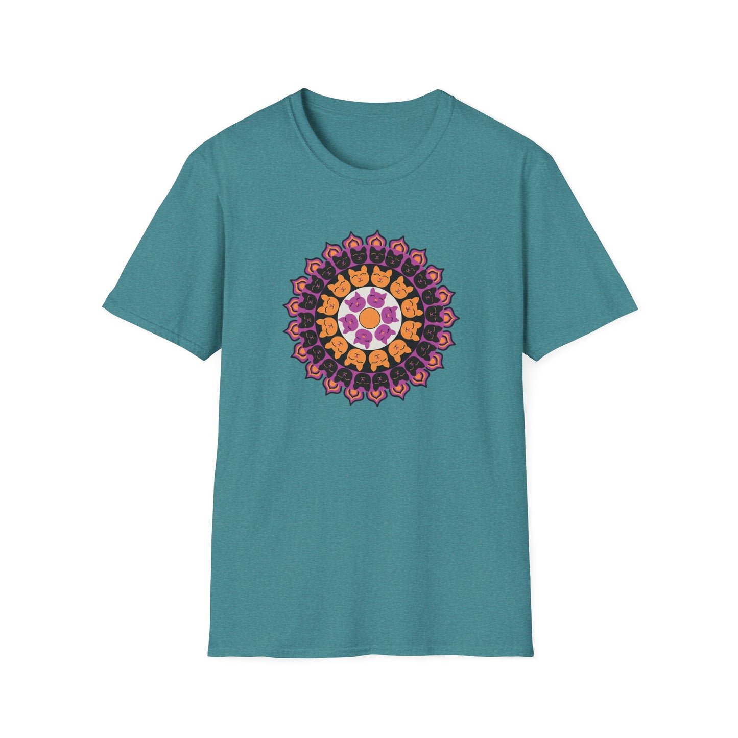 Cat Mandala Soft-style T-shirt