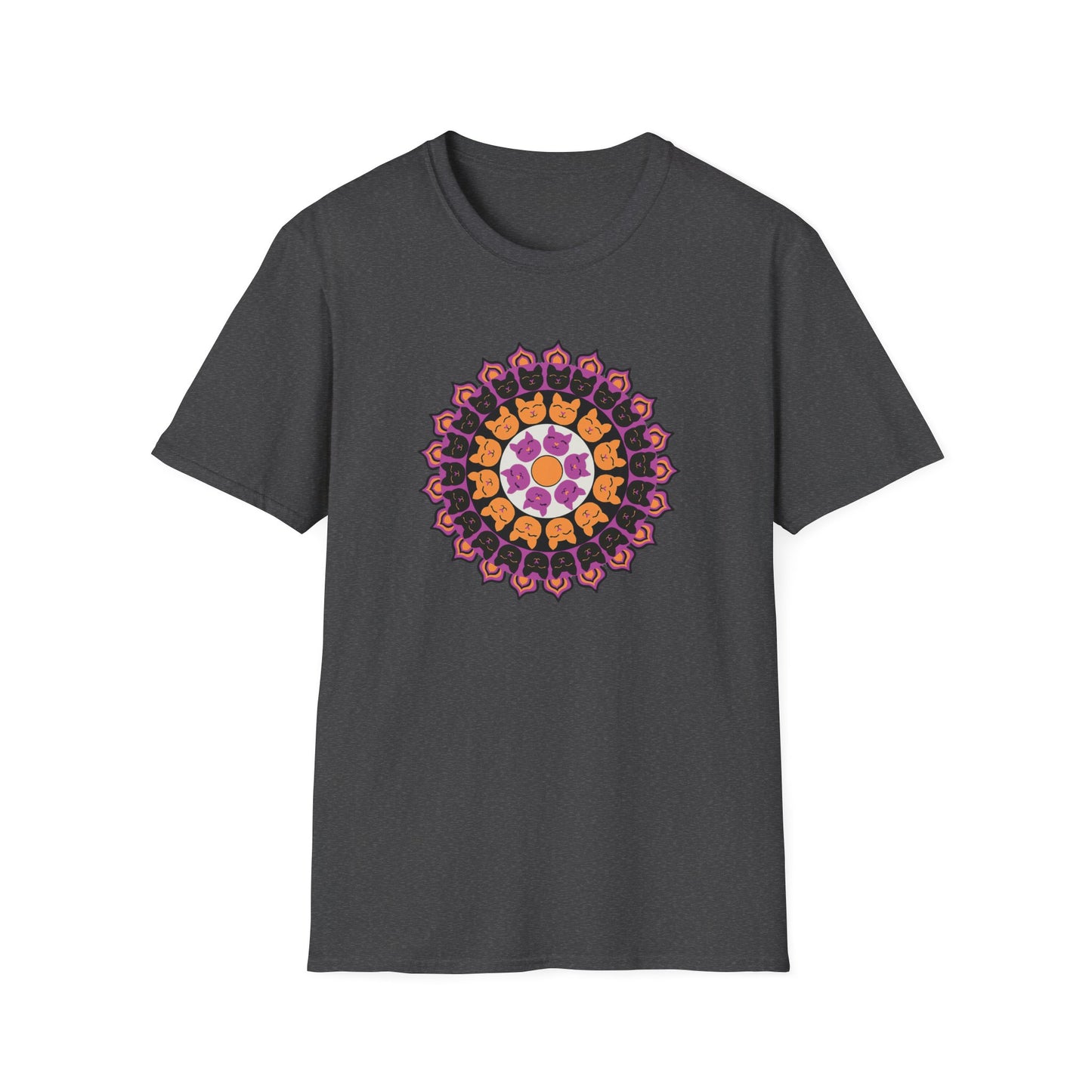 Cat Mandala Soft-style T-shirt