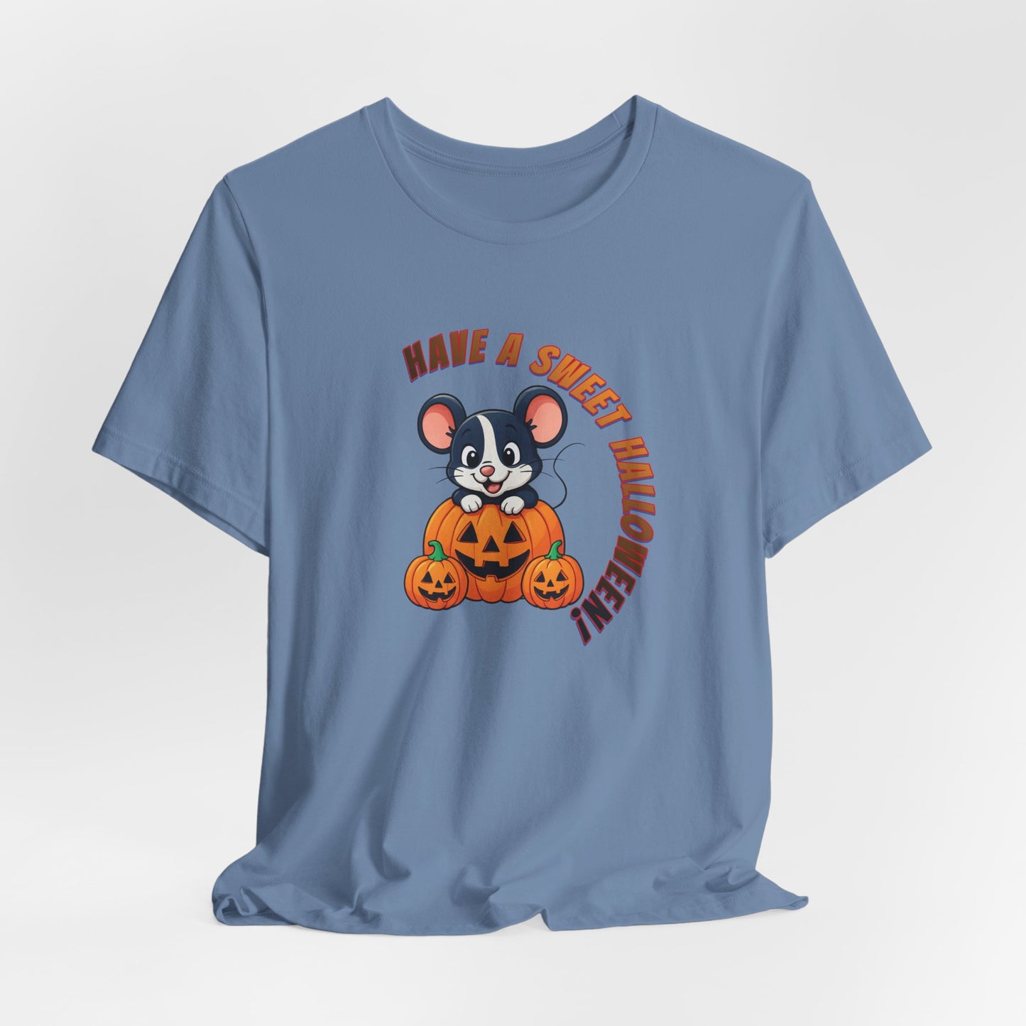Halloween Tee - Mouse in a Jack-O'-Lantern
