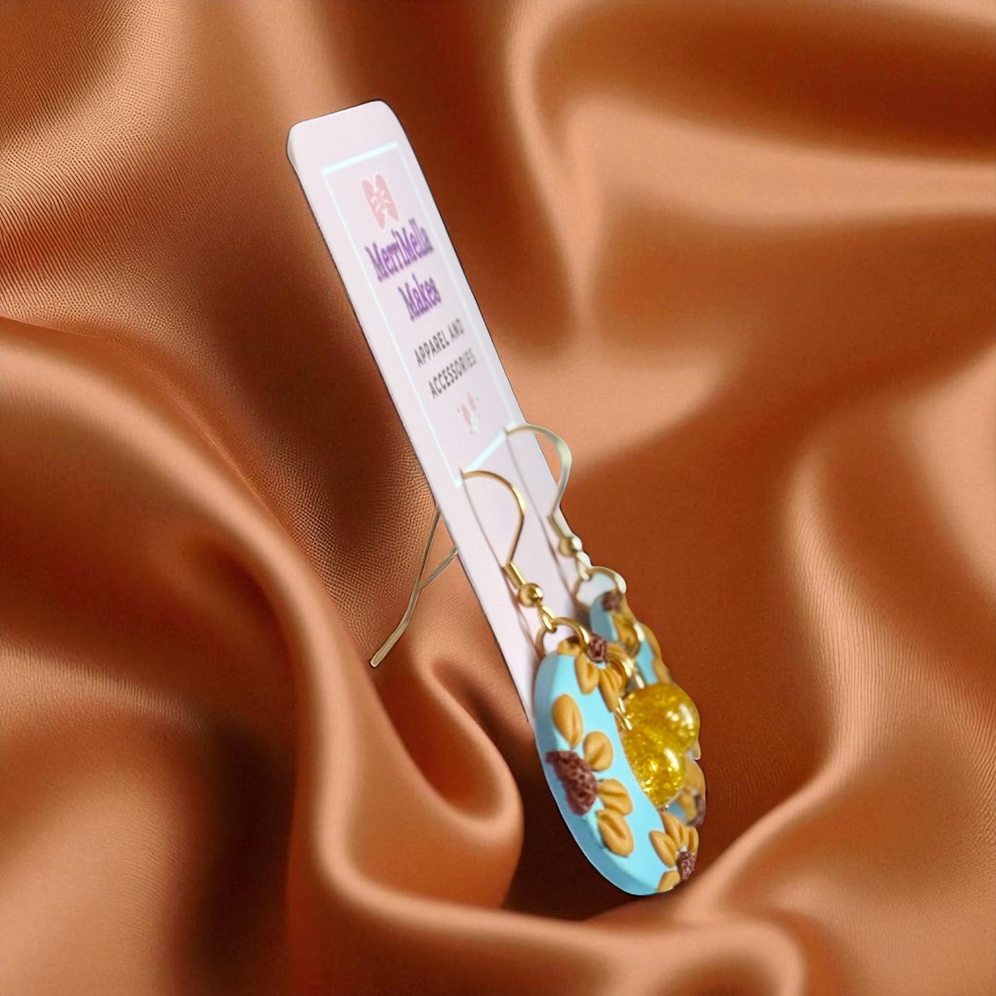 Sunflower Moonlight Earrings