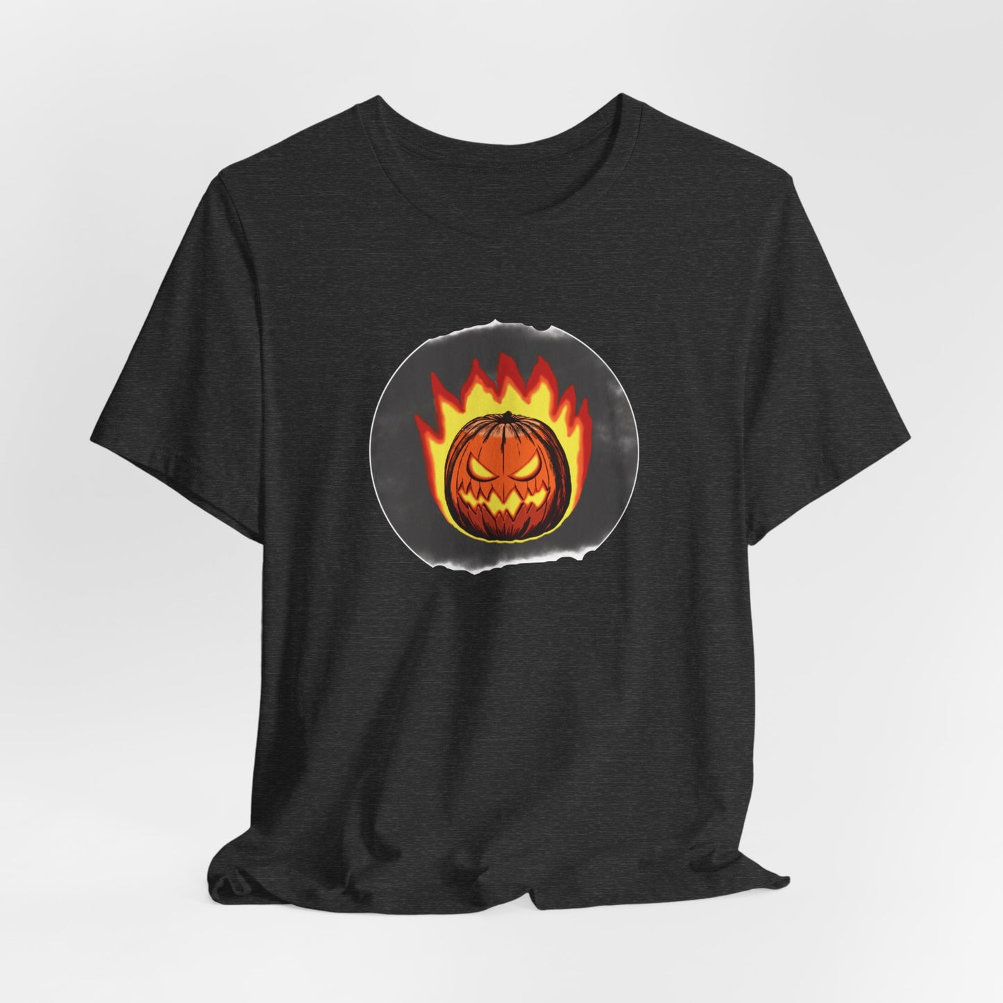 2024 Halloween Pumpkin Flames Jersey Shirt - top