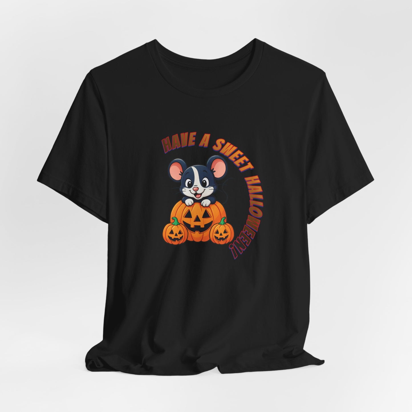 Halloween Tee - Mouse in a Jack-O'-Lantern