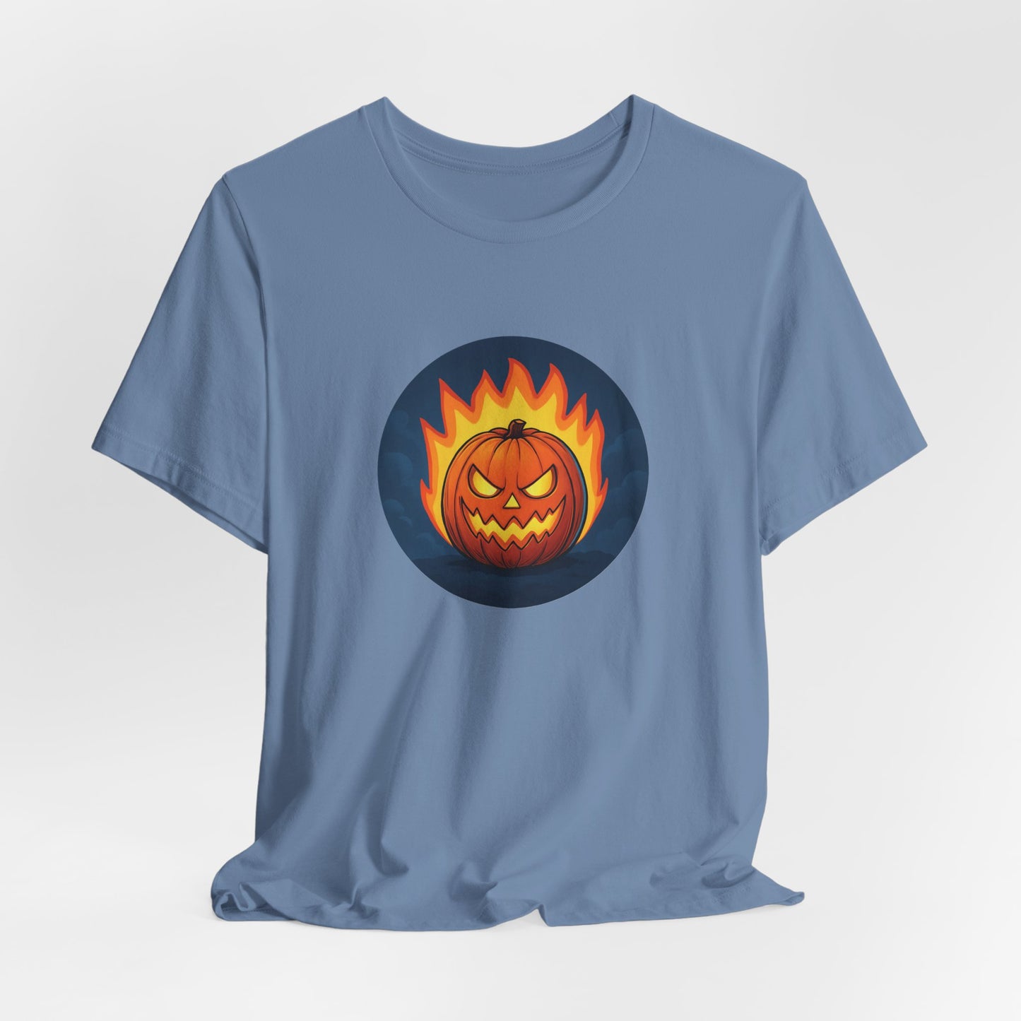 2025 Jack-o-Lantern on Fire Halloween Shirt