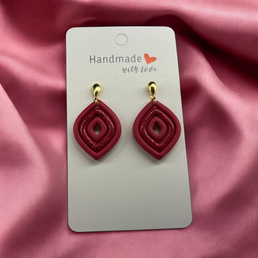 Cherry Shimmer Earrings
