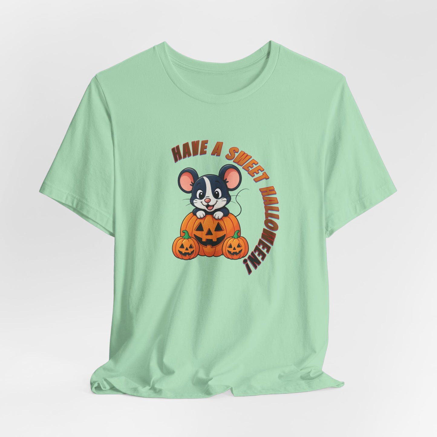 Halloween Tee - Mouse in a Jack-O'-Lantern