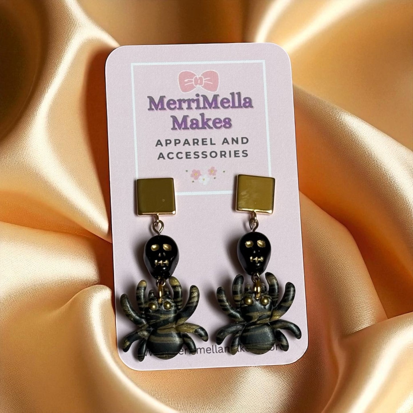 Spinning Skulls Earrings