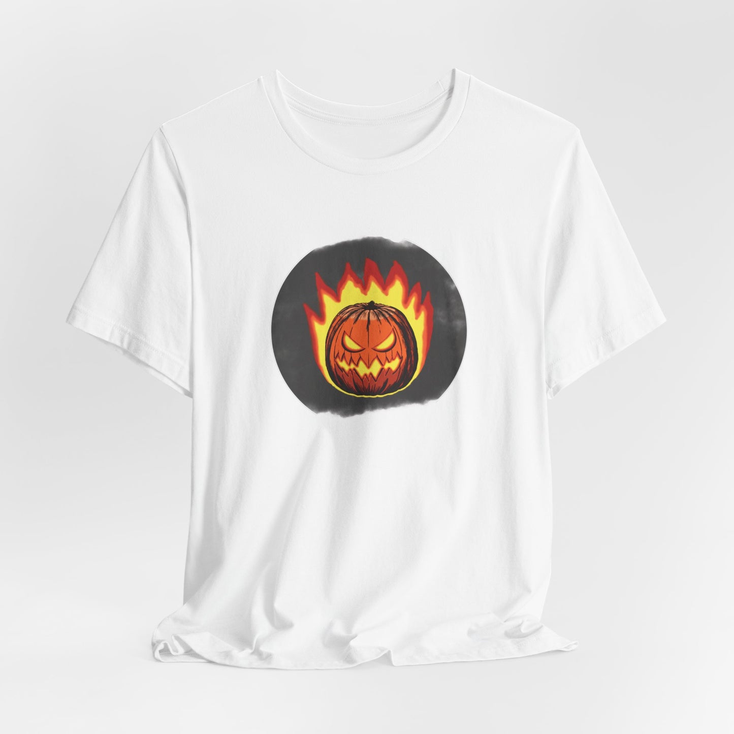 2024 Halloween Pumpkin Flames Jersey Shirt - top