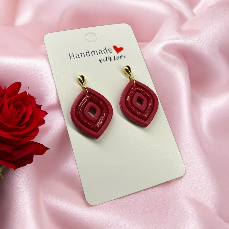 Cherry Shimmer Earrings