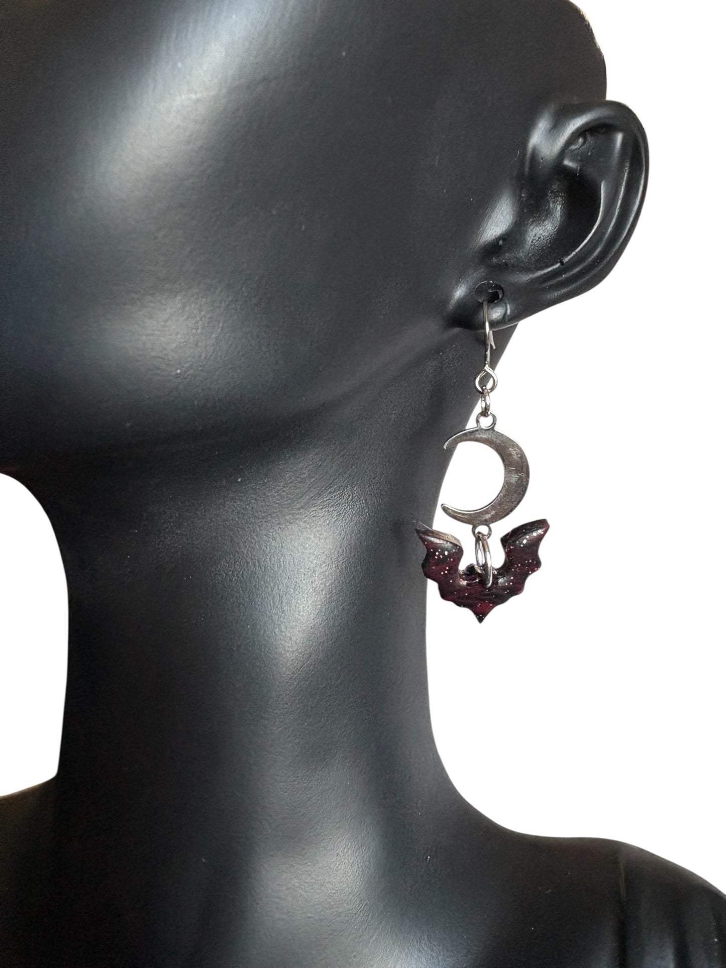 Batty Moon Earrings