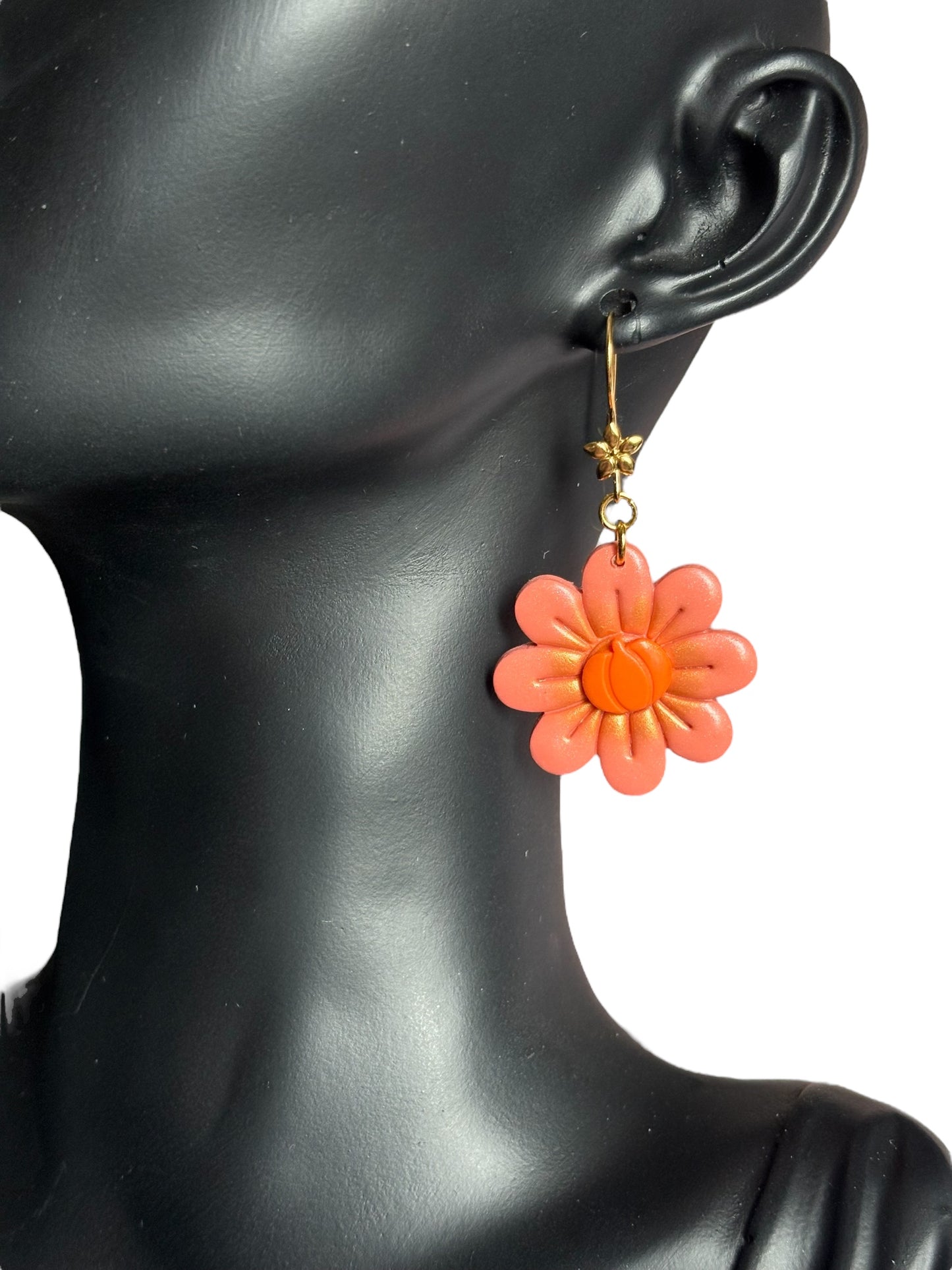 Pumpkin Blooms Earrings