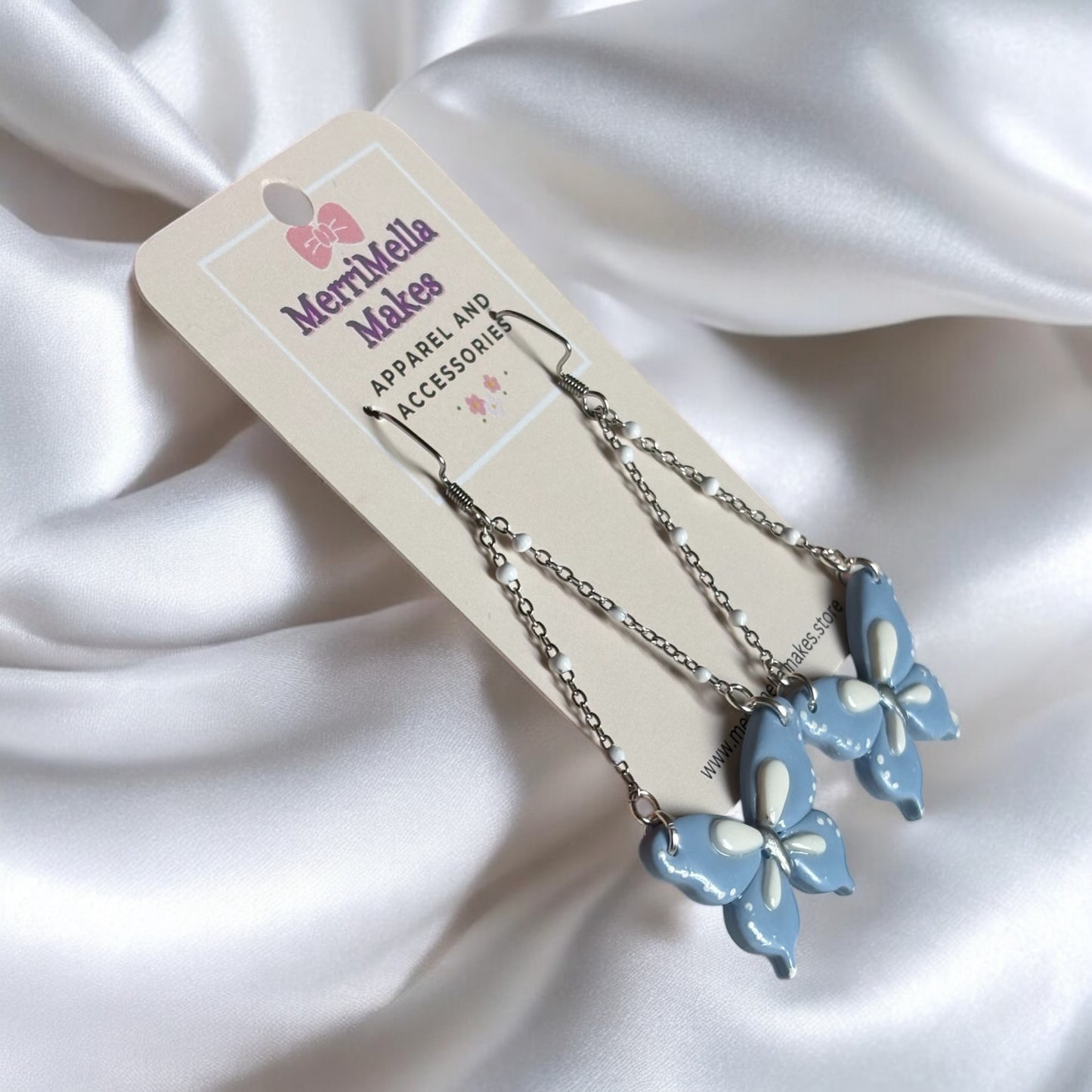 Swinging Butterfly Earrings