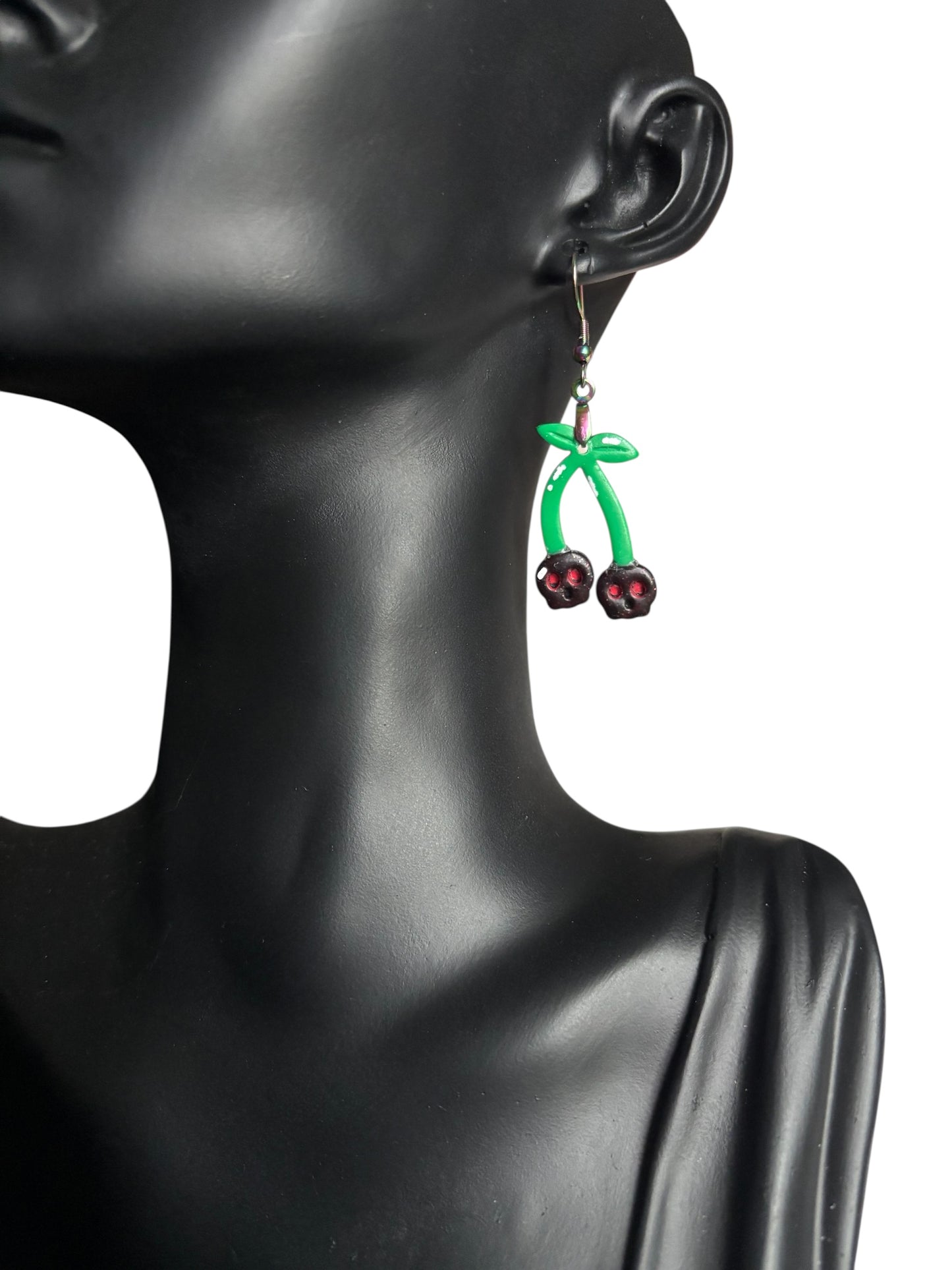 Skull Cherry Earrings