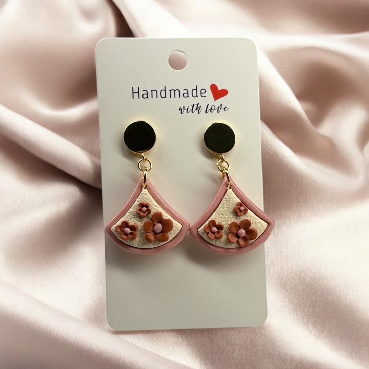 Dusty Mocha Bloom Earrings