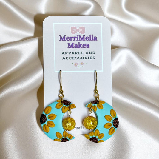 Sunflower Moonlight Earrings