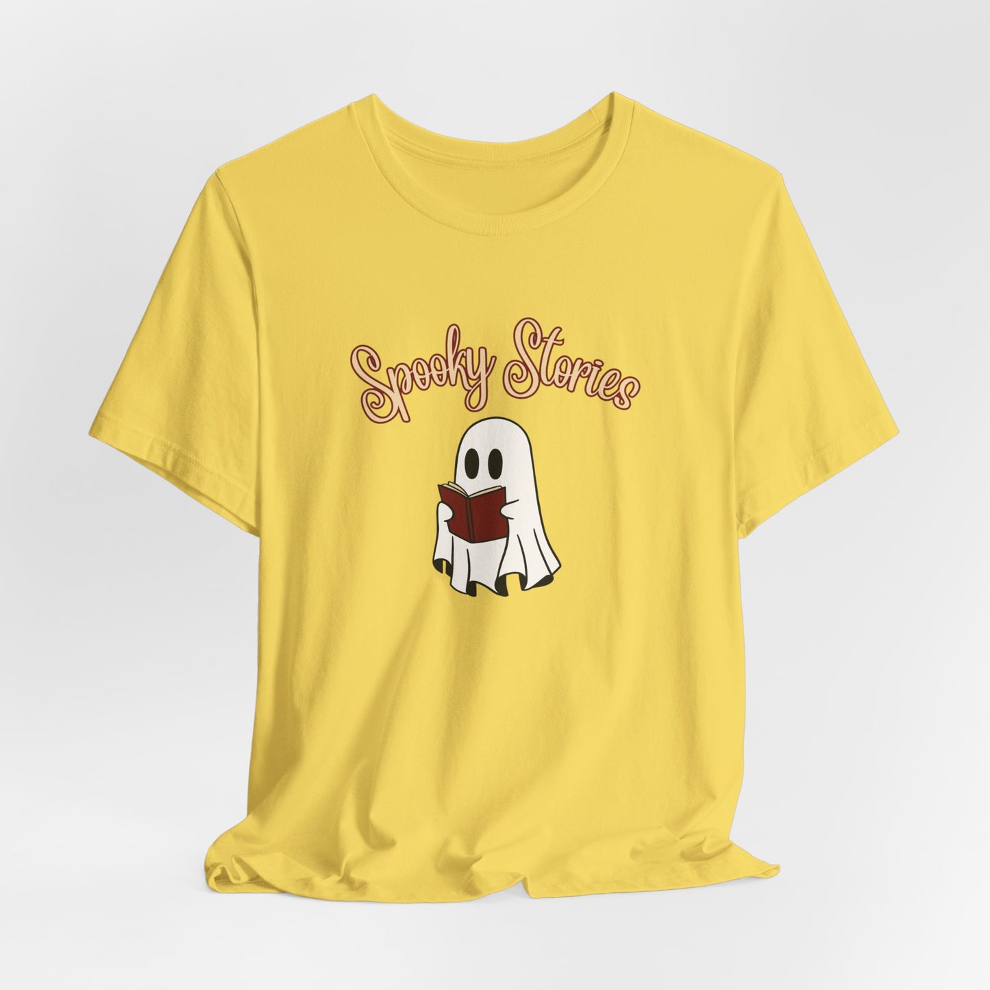 Spooky Stories Ghost Reading Tee