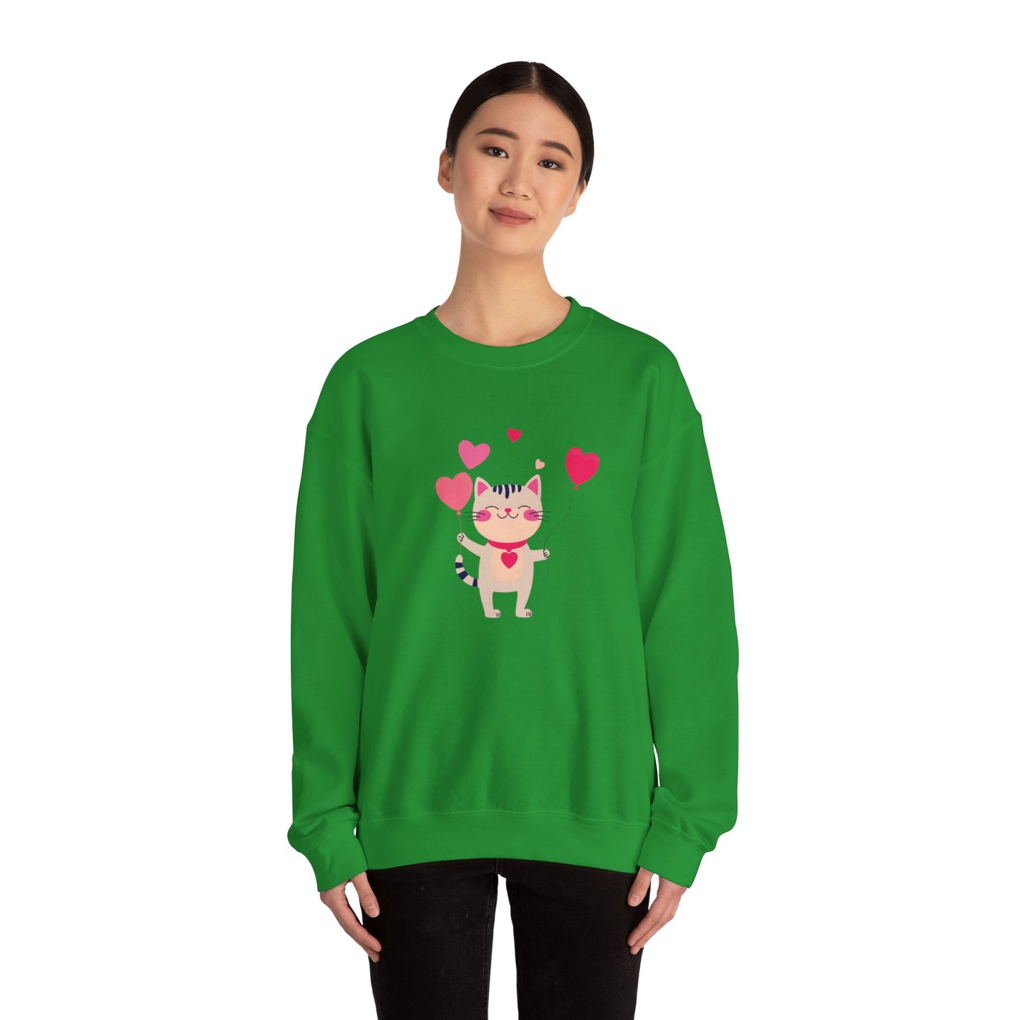 Kitty Love Unisex Heavy Blend™ Crewneck Sweatshirt