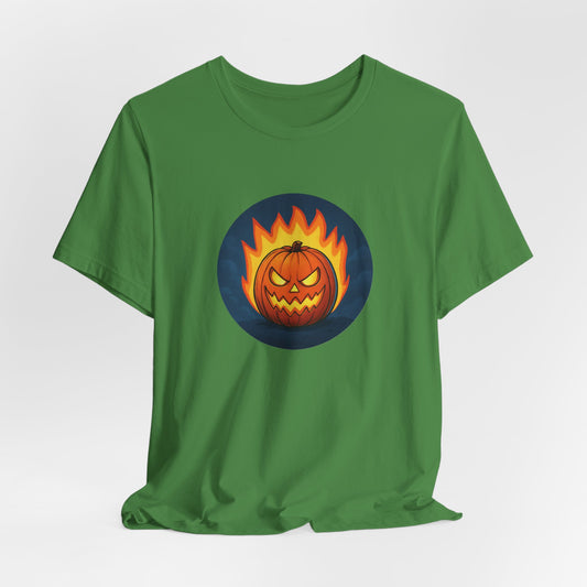 2025 Jack-o-Lantern on Fire Halloween Shirt