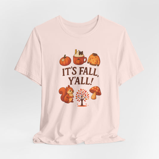 Fall Theme Tee - 'It's Fall Y'all'