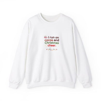 Cocoa and Christmas Heavy Blend™ Crewneck Sweatshirt