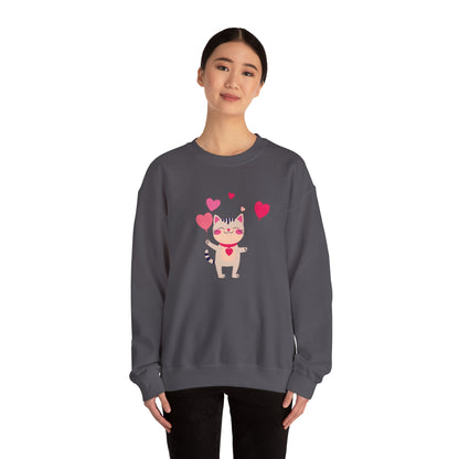 Kitty Love Unisex Heavy Blend™ Crewneck Sweatshirt