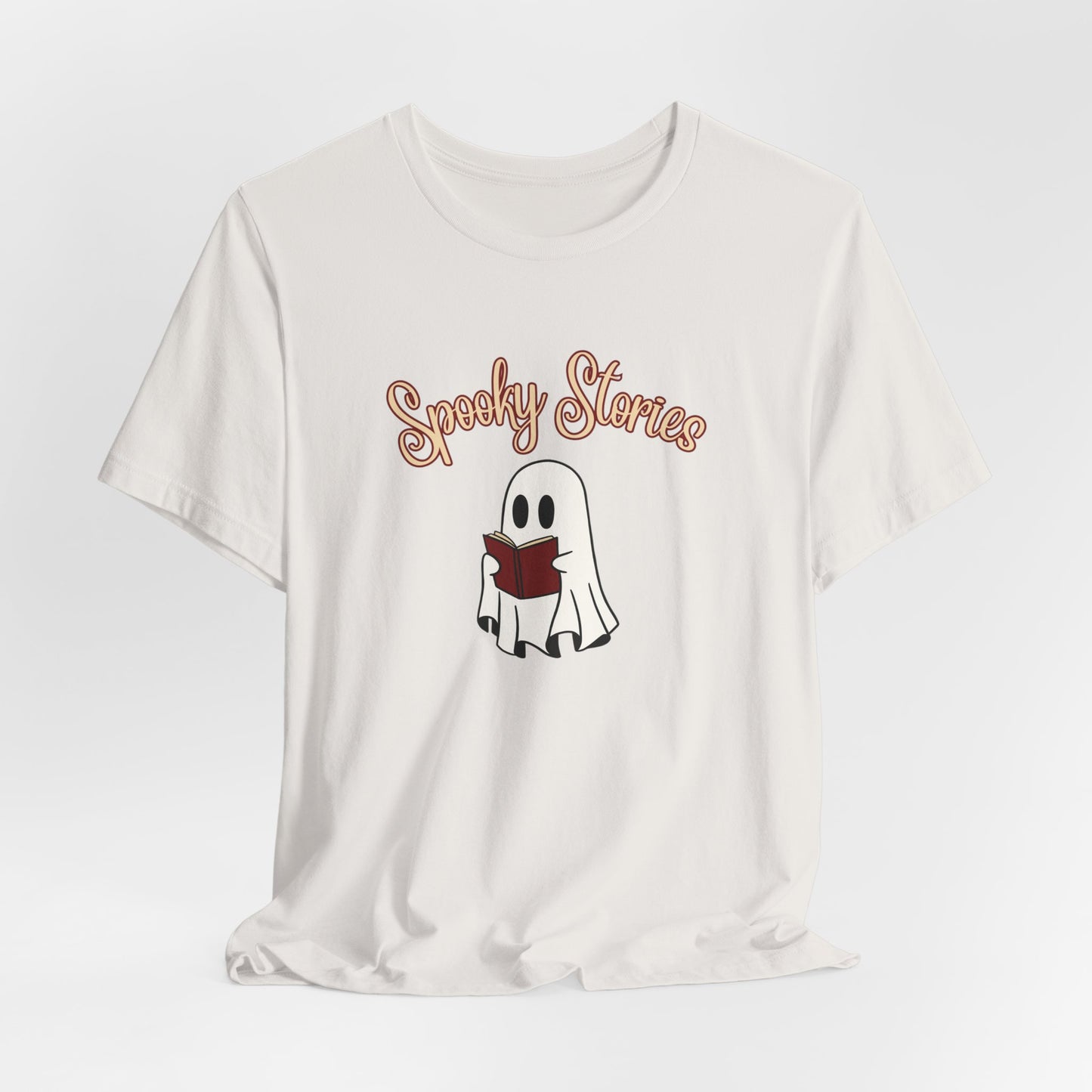 Spooky Stories Ghost Reading Tee