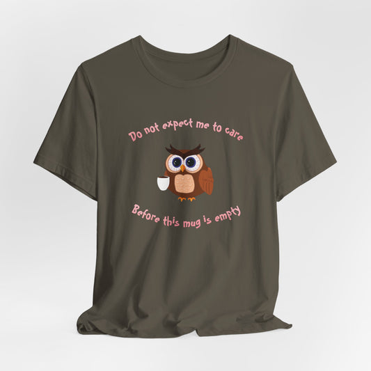 Tired Owl Coffee Unisex Jersey Short Sleeve Tee