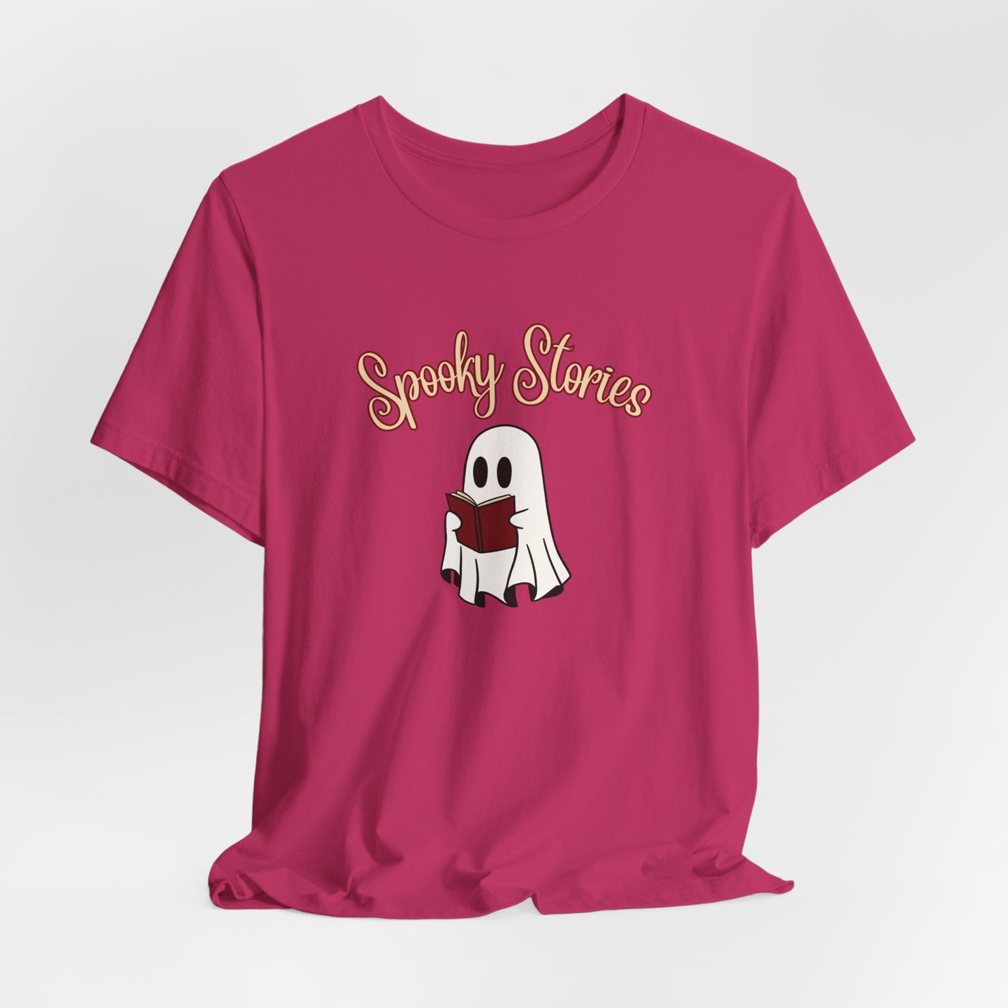 Spooky Stories Ghost Reading Tee