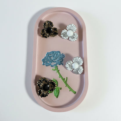 Shimmer Flower Earrings