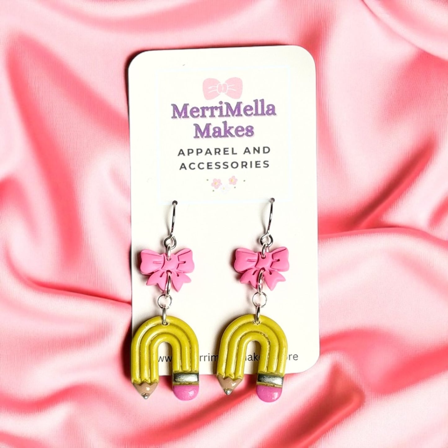 Pretty Pencil Arch Earrings