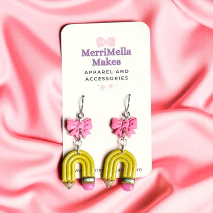 Pretty Pencil Arch Earrings