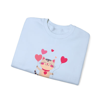 Kitty Love Unisex Heavy Blend™ Crewneck Sweatshirt