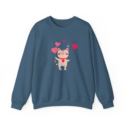 Kitty Love Unisex Heavy Blend™ Crewneck Sweatshirt