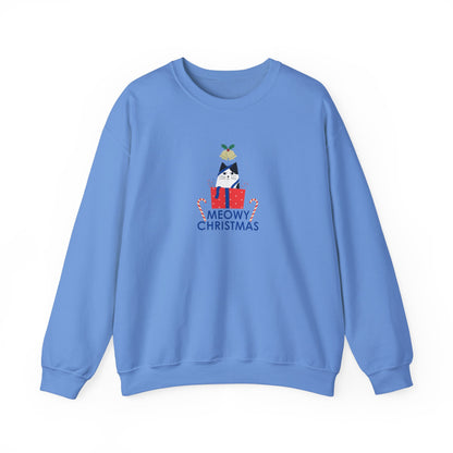 Kitty Christmas Heavy Blend™ Crewneck Sweatshirt