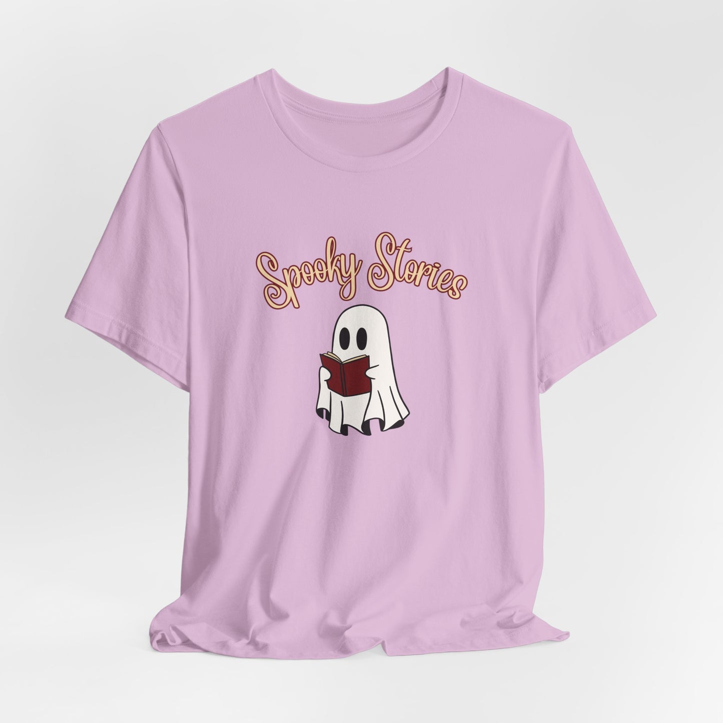 Spooky Stories Ghost Reading Tee