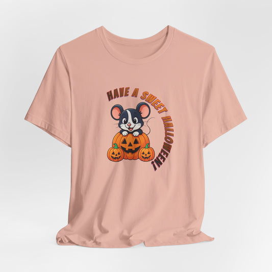 Halloween Tee - Mouse in a Jack-O'-Lantern